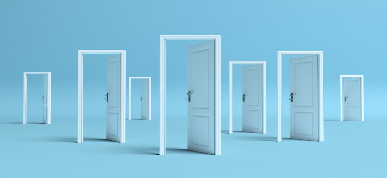 Image with open doors