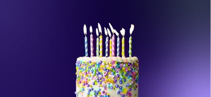 10 years of Dayshape - birthday cake