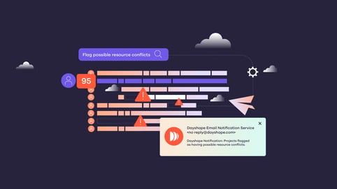 Managing resource conflicts within Dayshape
