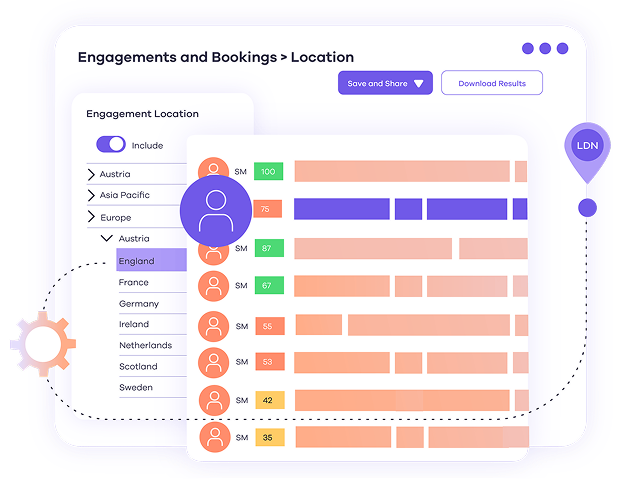 Image (Location filters, a key feature of Dayshapes Gantt scheduler.)
