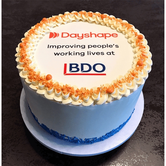 BDO go-live celebration cake