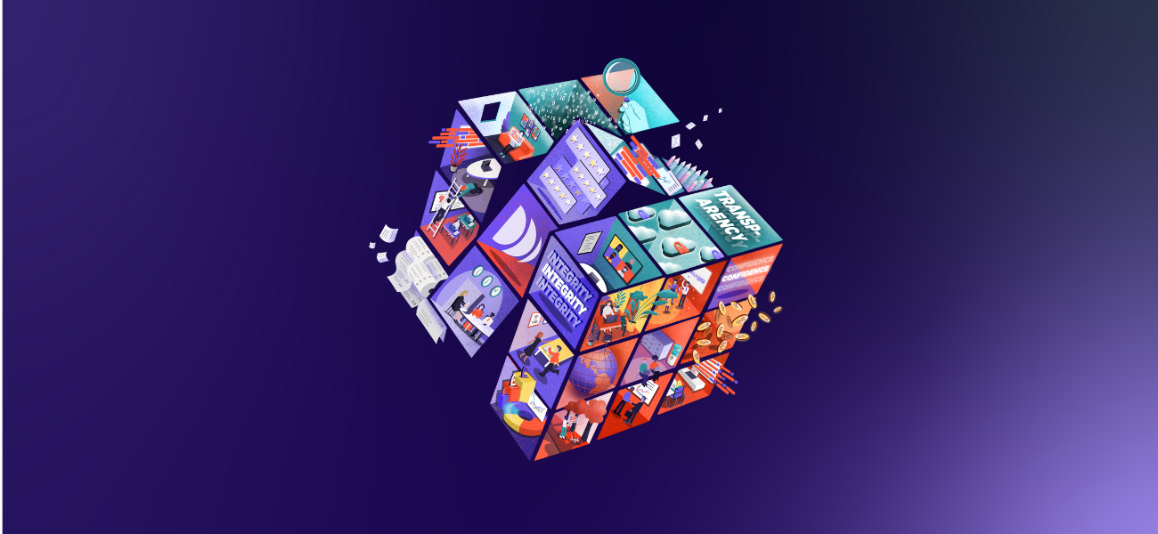 Dayshape's Principles of Performance rubix cube illustration